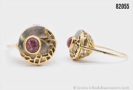 Goldring 585 GG/WG, mit Rubin, ca. 5,5 g, Ringgröße ca. ...