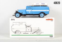 Märklin Geldtransporter "Bayerischer Rundfunk" 1101, Blech, L ca. 37 cm, Uhrwerk ...