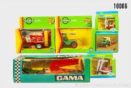 Gama landwirtschaftliche Modellfahrzeuge, dabei Deutz Intrac 4225 und mit ...