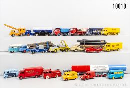 Dinky Toys/ CIJ Replika Modellfahrzeuge, dabei Berliet Gak, Simca Cargo, Renault ...