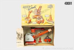 MFZ/Fuchs Kran/Bagger Multi Combi, Blech, Handkurbel und 3 Stellhebel, Magnet, Greif- ...