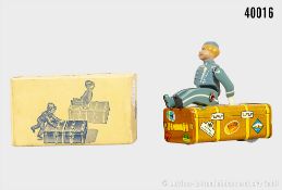 Gescha Koffer-Boy ”Express”, Blech, Uhrwerk intakt, L 7, Z 1-2, ...