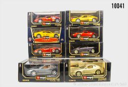 Bburgao Modellfahrzeuge, überwiegend Ferrari Modelle, u.a. 3033 Ferrari 250 Le Mans, ...