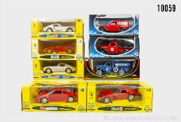 Jouef Evolution/ Solido Modellfahrzeuge, überwiegend Ferrari, dabei 250 GT Berlinette ...