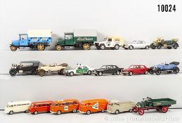 Cursor Modell Modellfahrzeuge, dabei VW T2 Busse, Hanomag Henschel Transporter, ...