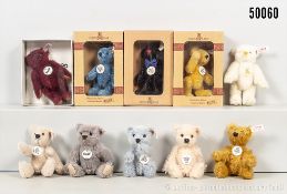 Steiff Club Teddybären, Mohair, KFS, 1997, 1998, 2000, 2002, 2003, 2004, 2005, 2008, ...