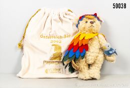 Steiff Teddy Papageno, Mohair, KF, Nr. 660719, limitierte Auflage 01457/1500, Musikwerk ...