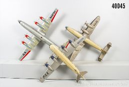 Konv. Flugzeuge, dabei Yonezawa American Arlines N4070A, Gama Pan American World ...
