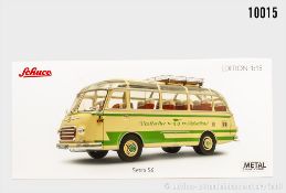 Schuco Setra S6 Reisebus, Metall/ Kunststoffteile, 1:18, Anleitung, Z 0-1, OVP, ...