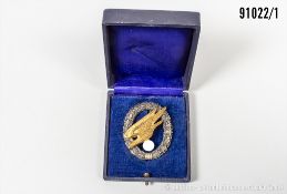Fallschirmschützenabzeichen, Buntmetallausf., Hersteller "W. Deumer Lüdenscheid",  im ...