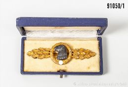 Frontflugspange für Aufklärer in Gold, Buntmetallausf., ohne Hersteller, im ...