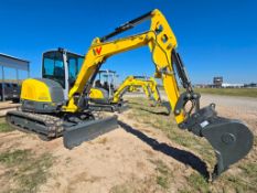 2025 Wacker Neuson EZ50 Zero Tail Excavator Extremely Low Hours
