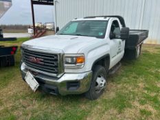 2015 GMC 3500HD Flatbed Truck 6.6L Duramax Diesel
