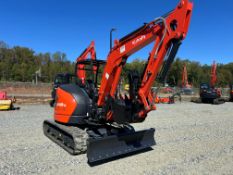 2023 Kubota U48-5 Compact Excavator with Angle Blade and Hydraulic Thumb