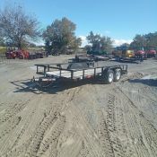 Orangeline Utility Trailer 77in x 16' Tandem Axle Pipe Top 2021