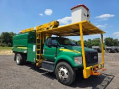 Ford F750 Bucket Truck Powerstroke with Altec LR 758 Boom