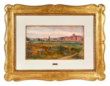 Garzia Fioresi "Paesaggio con cavalli"