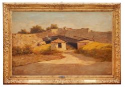 Luigi Bertelli "Cave di gesso a Monte Donato"