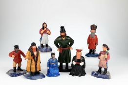 8 Faberge Figuren