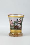 Ranftbecher mit Allegorie der unterworfenen Liebe (nach der Versöhnung von Minerva und Amor)