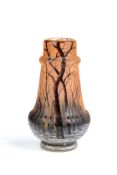 Vase ''Paysage d'hiver''