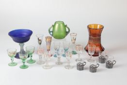 Konvolut 21 Teile Glas