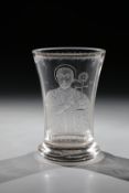 Becher Darstellung des Missionars S. Franziskus Xaver