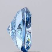Cushion Brilliant Cut Diamond 2.00 Carat Fancy Vivid Blue VS1 Clarity IGI Certificate (Loose Diamond