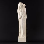 Antoon Van Parijs (1884-1968) 'Madonna and Child', a plaster sculpture.