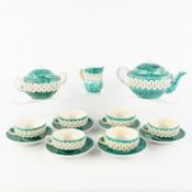 Sainte-Radegonde, a 15-piece tea service, glazed ceramic, France, circa 1950-1960.