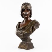 Emmanuel Villanis (1858-1914) 'La Sibylle', patinated bronze.
