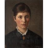 Paul Andorff | Porträt eines Mädchens | Ölmalerei | 1880