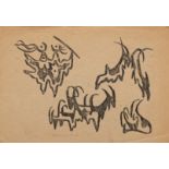 Karl Otto Götz | DAPHNIS UND CHLOE | Holzschnitt | 1947