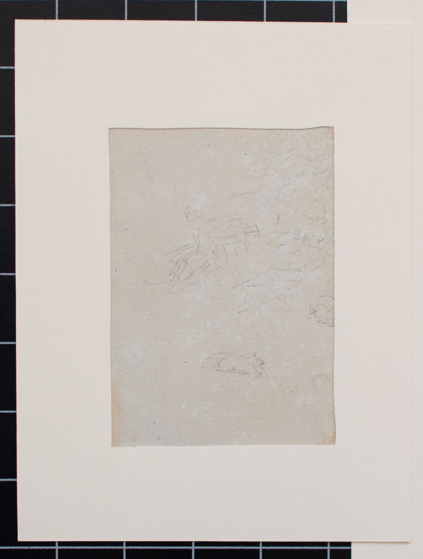 Johann Georg von Dillis | Weg im Gebirge | Tusche, laviert über Bleistift | Spätes 18. Jhd. - Bild 6 aus 7