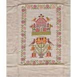 Englisch | Tuch | Embroidery | 19 Jhd.