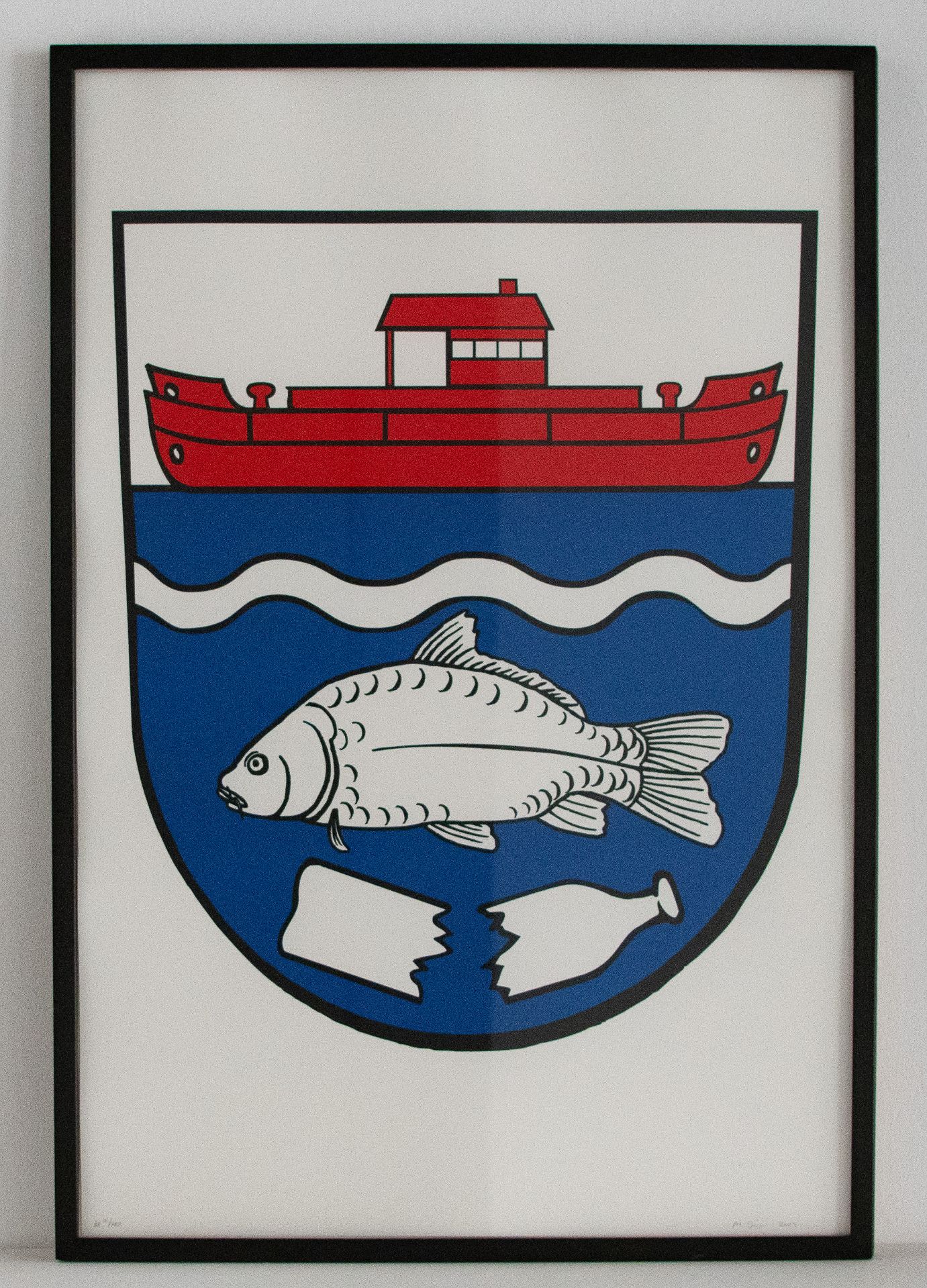 Mark Dion | Wappen | Farbserigraphie | 2002 - Bild 3 aus 4