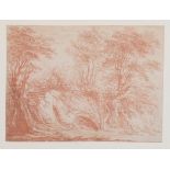 Französischer Künstler | Quelle im Walde | Rötelzeichnung | Ende 18. Jhd.