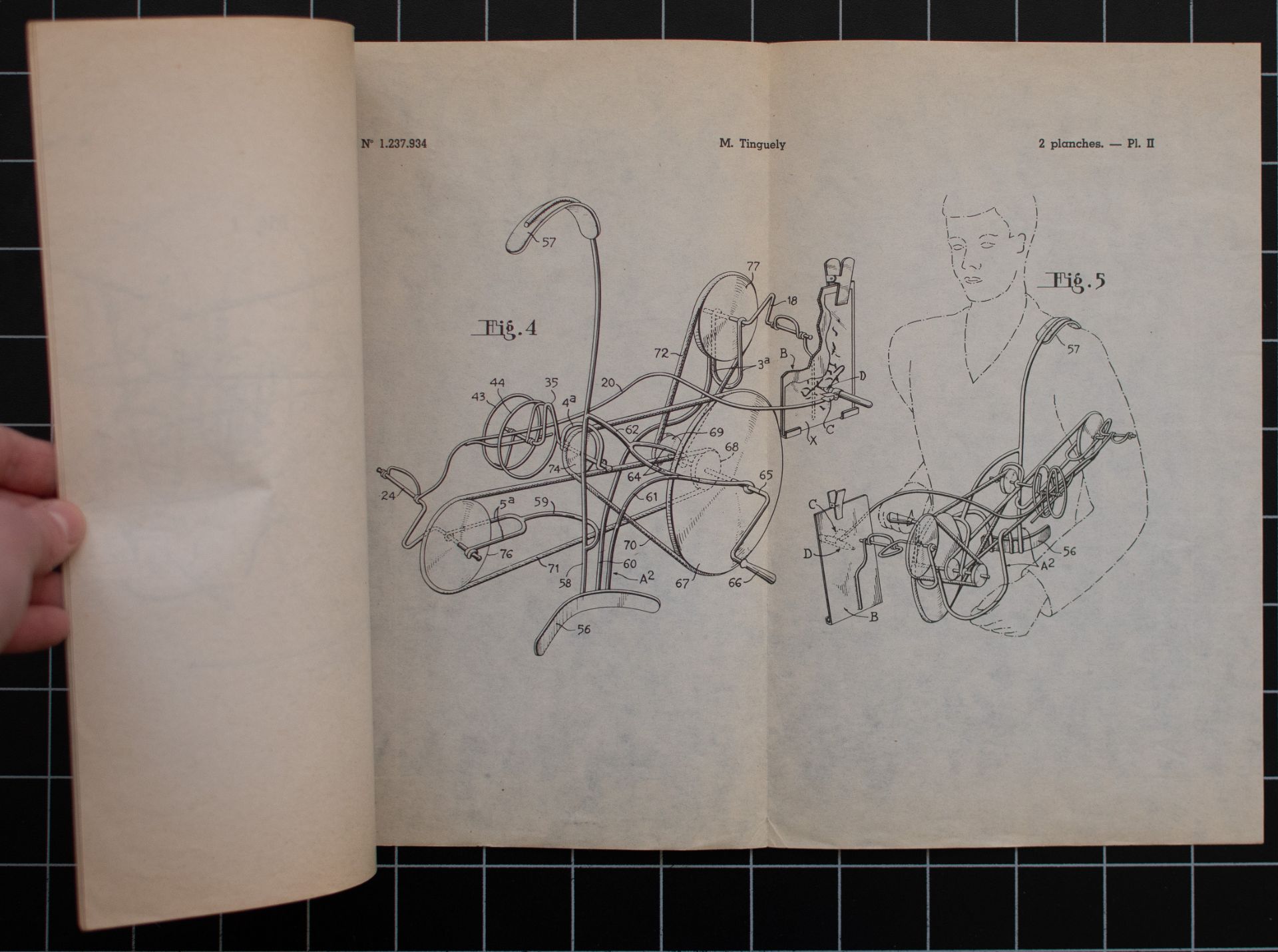 Jean Tinguely | Patentanmeldung Metamatic | Druck | 1960 - Bild 4 aus 5