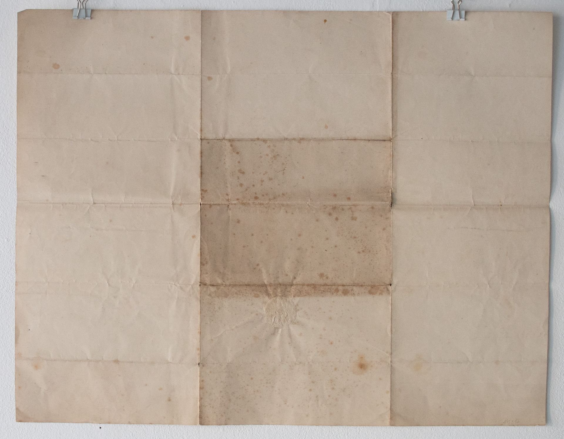 Loge Minerva zu den drei Palmen (Leipzig) | Aufnahmeurkunde | Urkunde | 1860 - Bild 4 aus 4