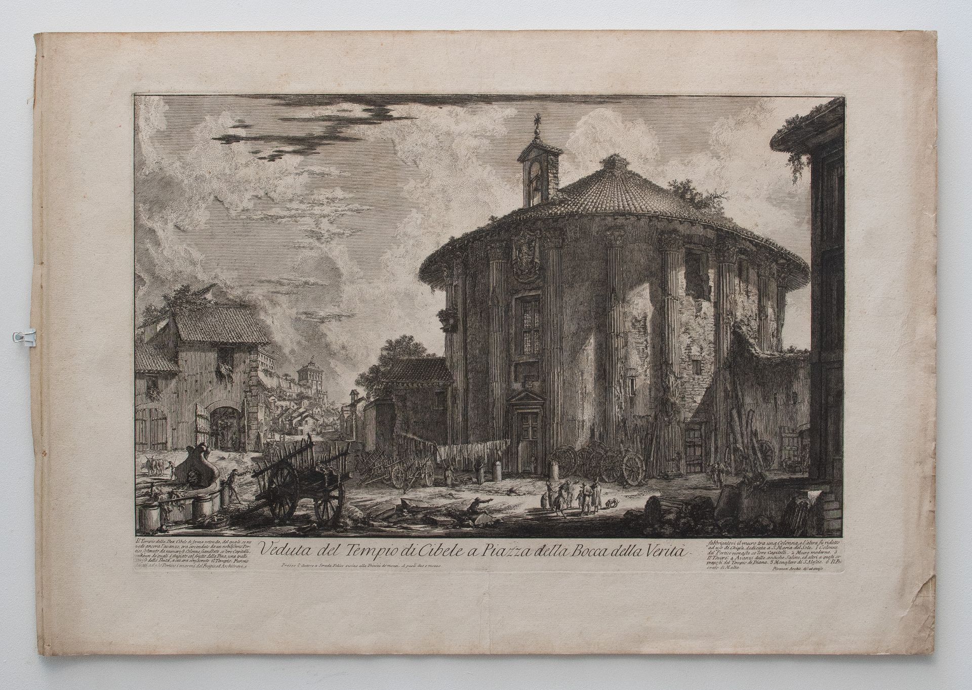Giovanni Battista Piranesi | Veduta del Tempio di Cibele | Radierung | Ca. 1758 - Bild 3 aus 5