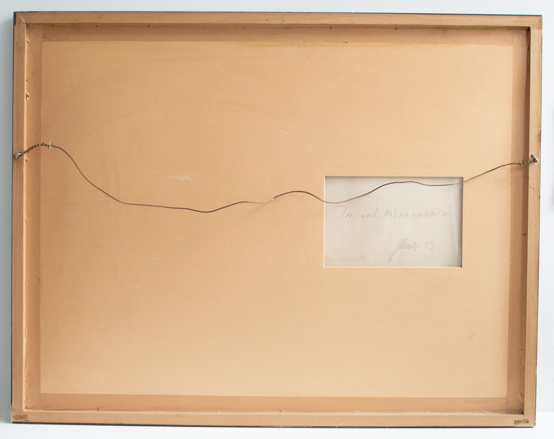 Fritz Winter | In und Nebeneinander | Öl auf Pappe | 1953 - Bild 4 aus 5