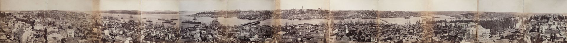 Basile (Vassilaki) Kargopoulo | Panorama von Konstantinopel | Fotografie | Um 1870 - Bild 3 aus 9