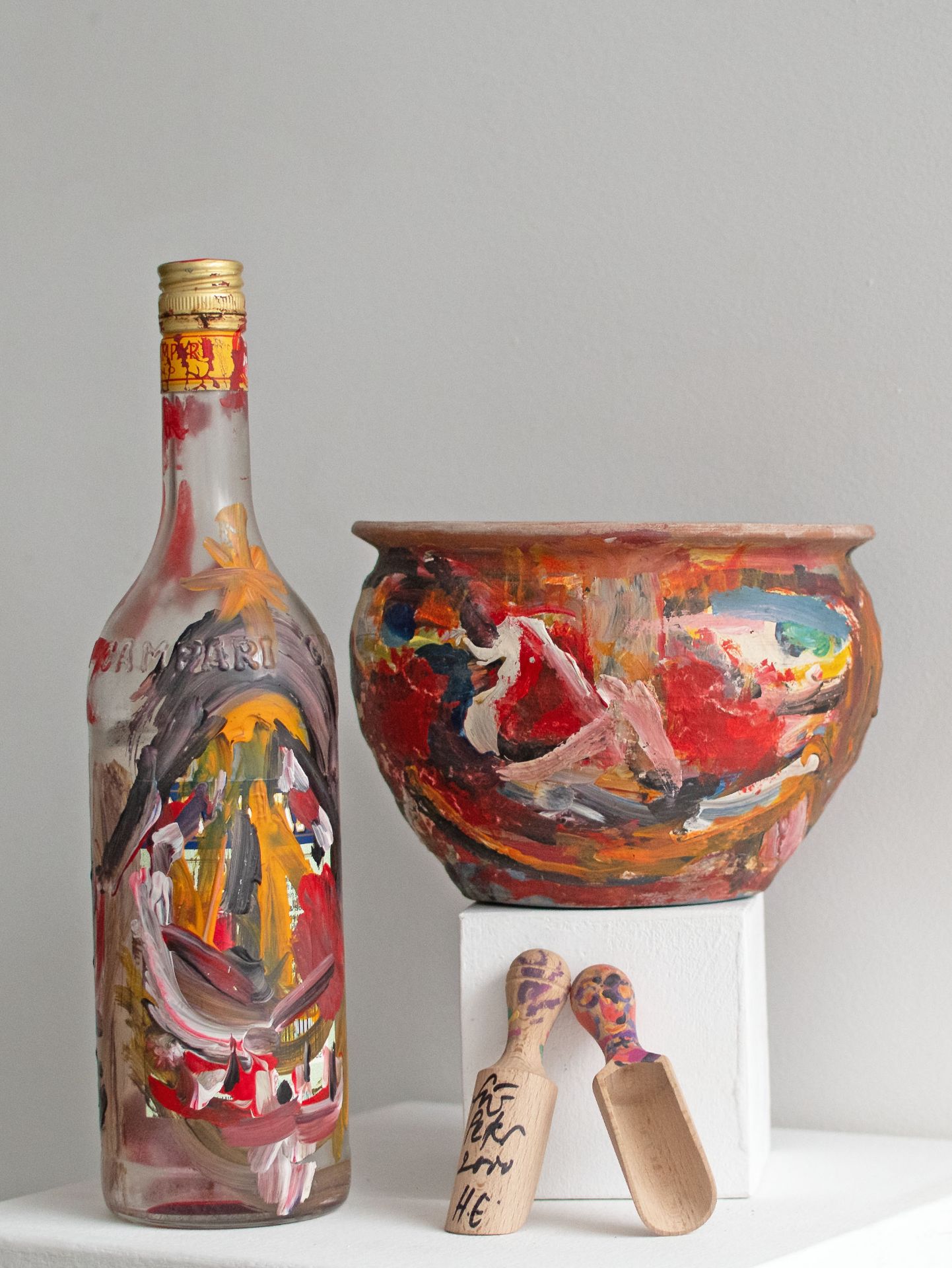 Hartwig Ebersbach | Bemalungen | Acrylmalerei | 2000