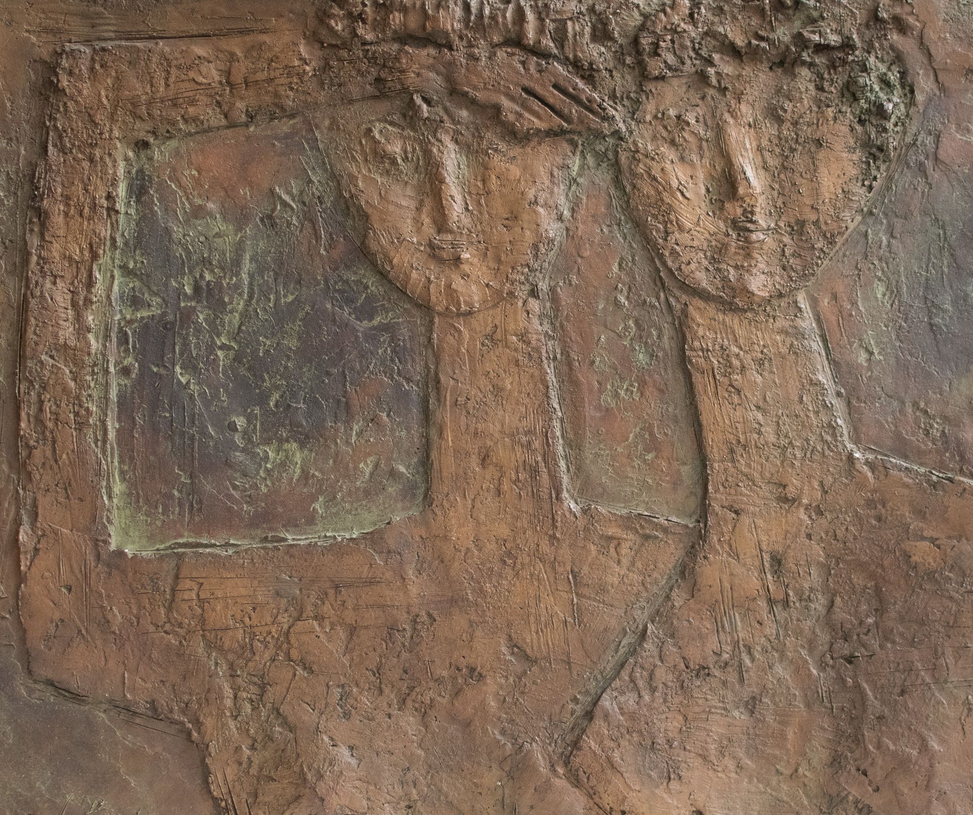 Erich Fritz Reuter | Schwestern | Relief | 1961 - Bild 2 aus 3