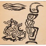 Karl Otto Götz | DAPHNIS UND CHLOE | Holzschnitt | 1947