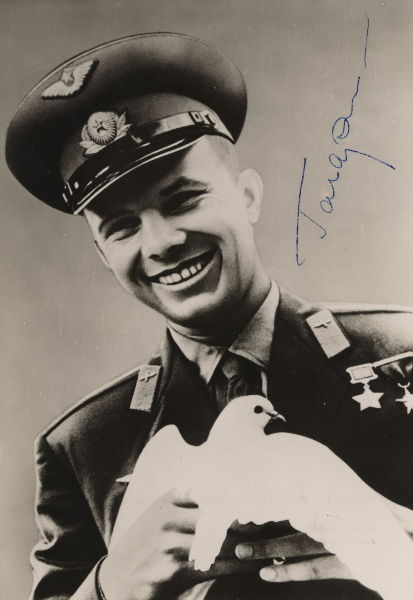Juri Gagarin |Autogramm | Fotodruck | 1965