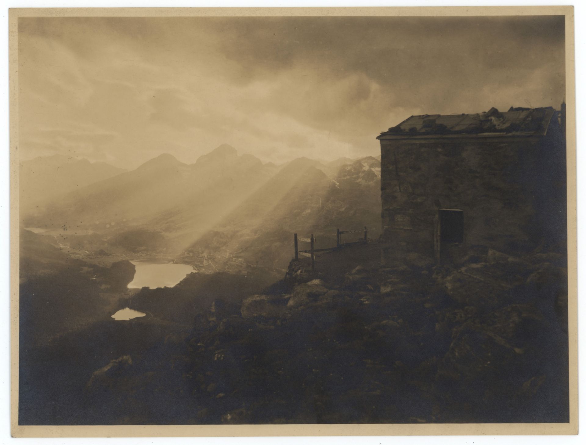 Albert Steiner | Segantinis Sterbehaus | Fotografie | 1921 - Bild 3 aus 4
