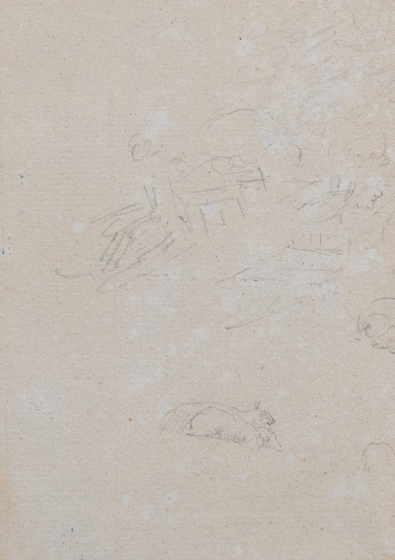 Johann Georg von Dillis | Weg im Gebirge | Tusche, laviert über Bleistift | Spätes 18. Jhd. - Bild 5 aus 7