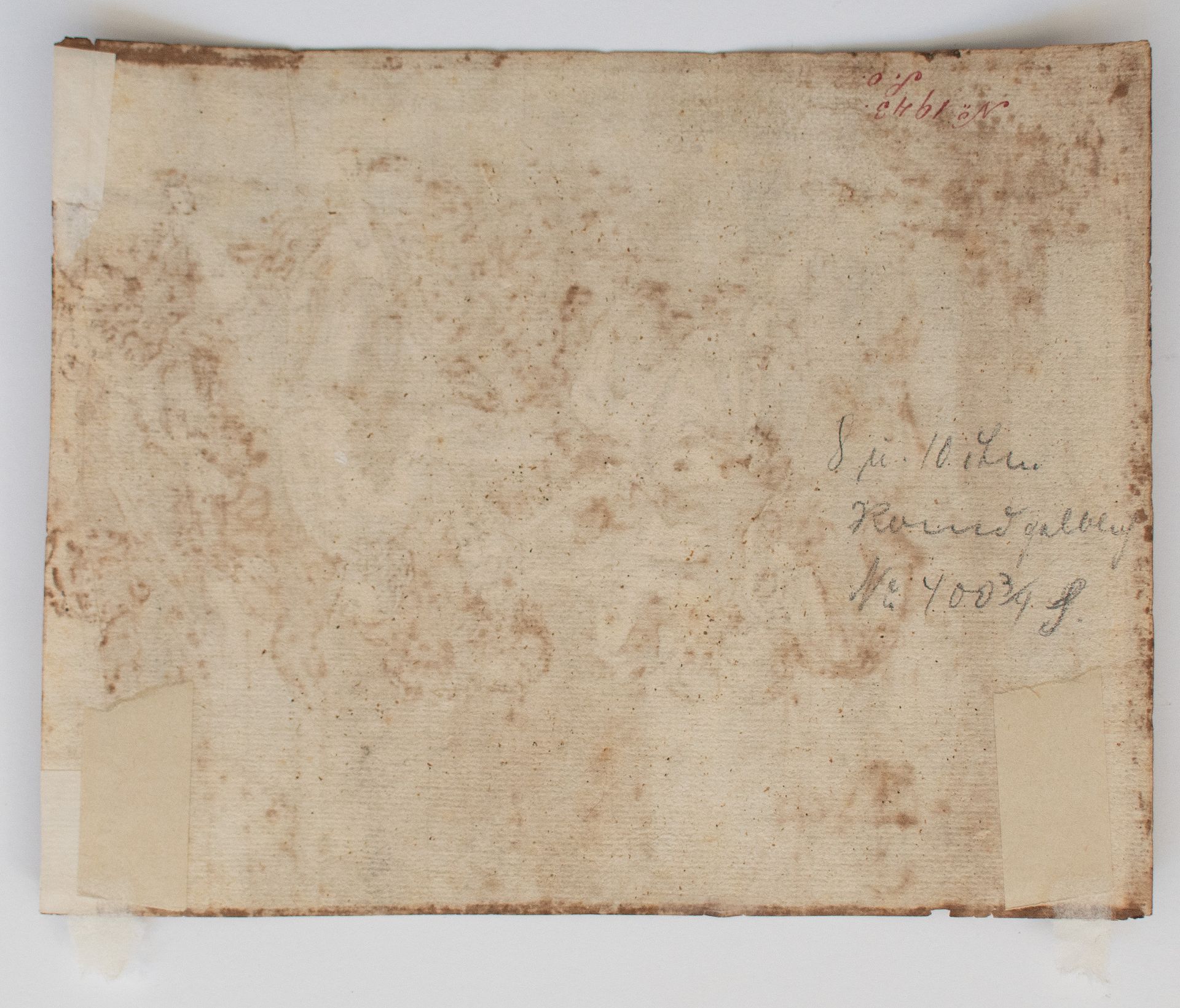 Flämischer Künstler | Enthauptung Johannes des Täufers | Braune Feder und Tusche, laviert | um 1600 - Bild 4 aus 7