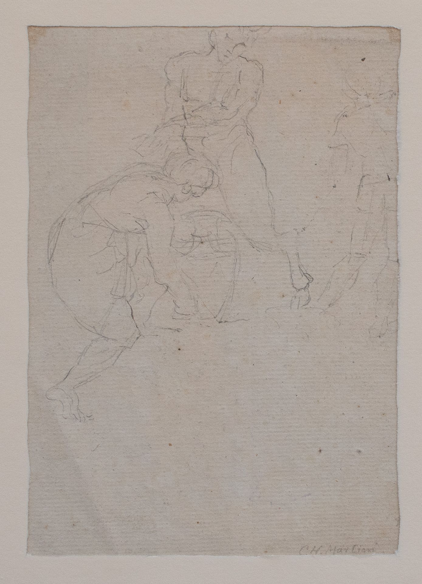 Künstler des 18. Jhd. | Kirche vor Bergen | Tusche, laviert über Bleistift | 18. Jhd. - Bild 3 aus 4